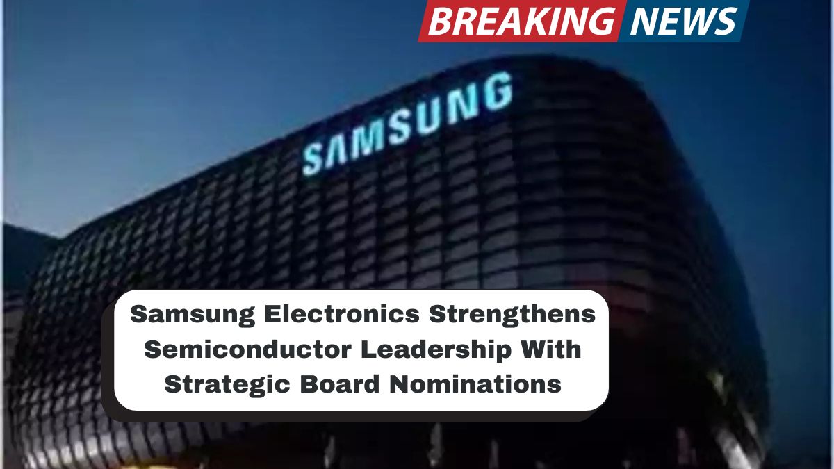 Samsung Electronics Strengthens Semiconductor Leadership With Strategic Board Nominations