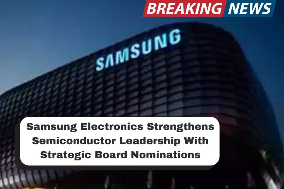 Samsung Electronics Strengthens Semiconductor Leadership With Strategic Board Nominations