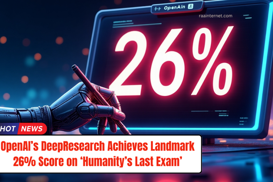 OpenAI’s DeepResearch Achieves Landmark 26% Score on ‘Humanity’s Last Exam’