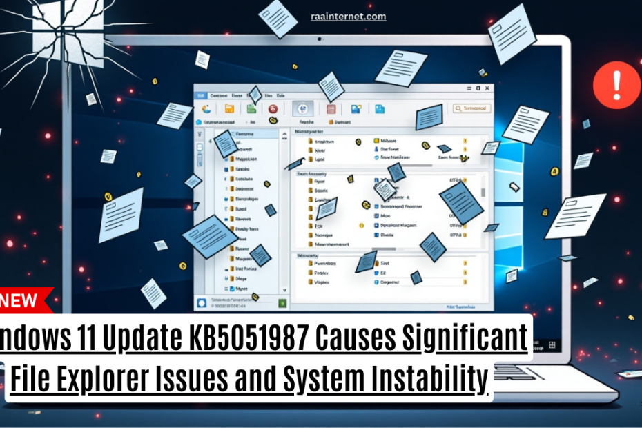 Windows 11 Update KB5051987 Causes Significant File Explorer Issues and System Instability